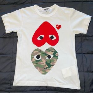 CDG PLAY T-Shirt - camo